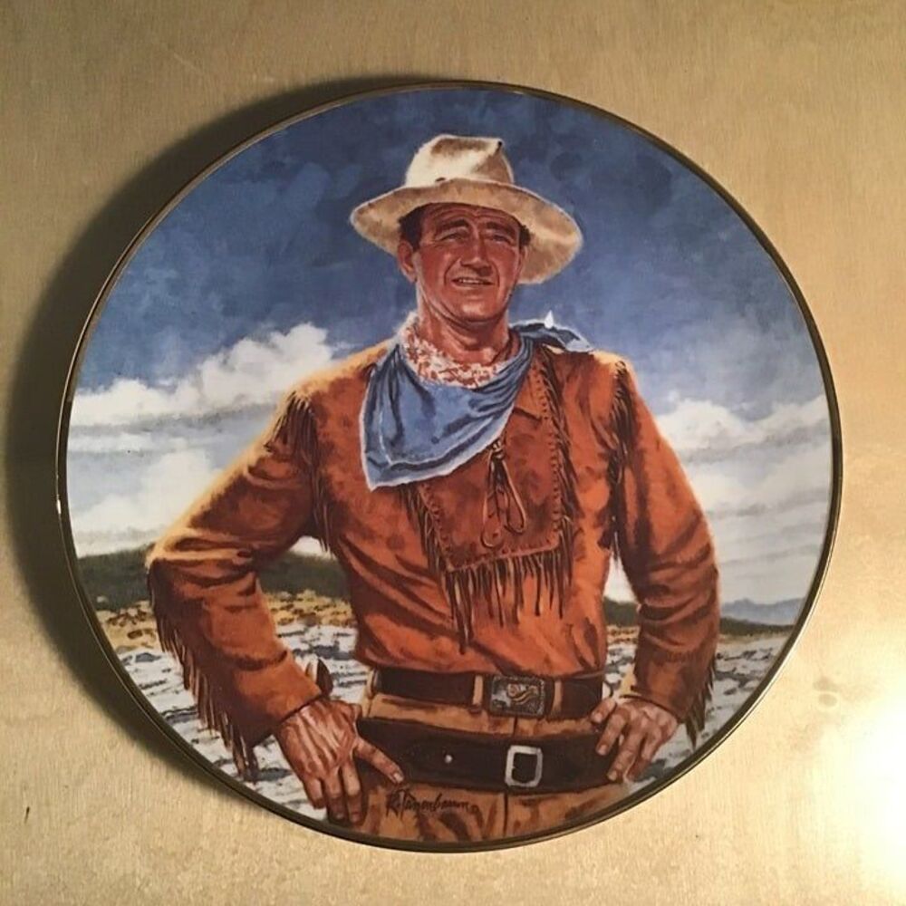 John Wayne "The Duke" Franklin Mint Limited Edition Collector Plate 8"